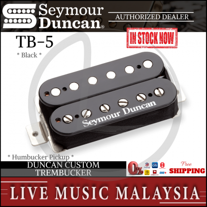 Seymour Duncan TB-5 Custom Trembucker Pickup, Black (TB5)