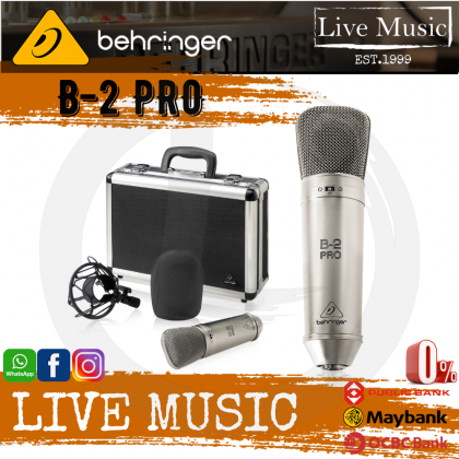 Behringer B-2 Pro Dual-Diaphragm Condenser Microphone ( B2PRO / B2 PRO )
