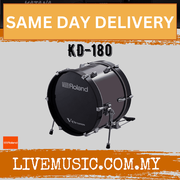 roland KD-180L （中古] Roland KD-180 バスドラム パッド 電子