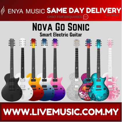 【購入数日前】enya NOVA GO SONIC 【ほぼ未使用極美品】 Nova Go Sonic : Carbon Fiber Smart Electric Guitar