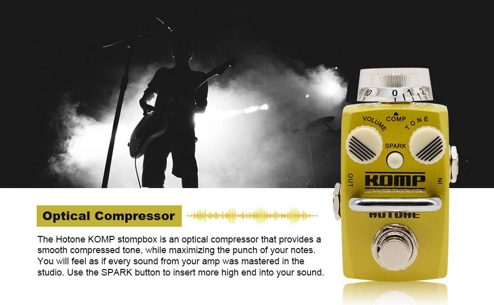 Hotone Skyline Series Komp Analog Compressor Guitar Effects