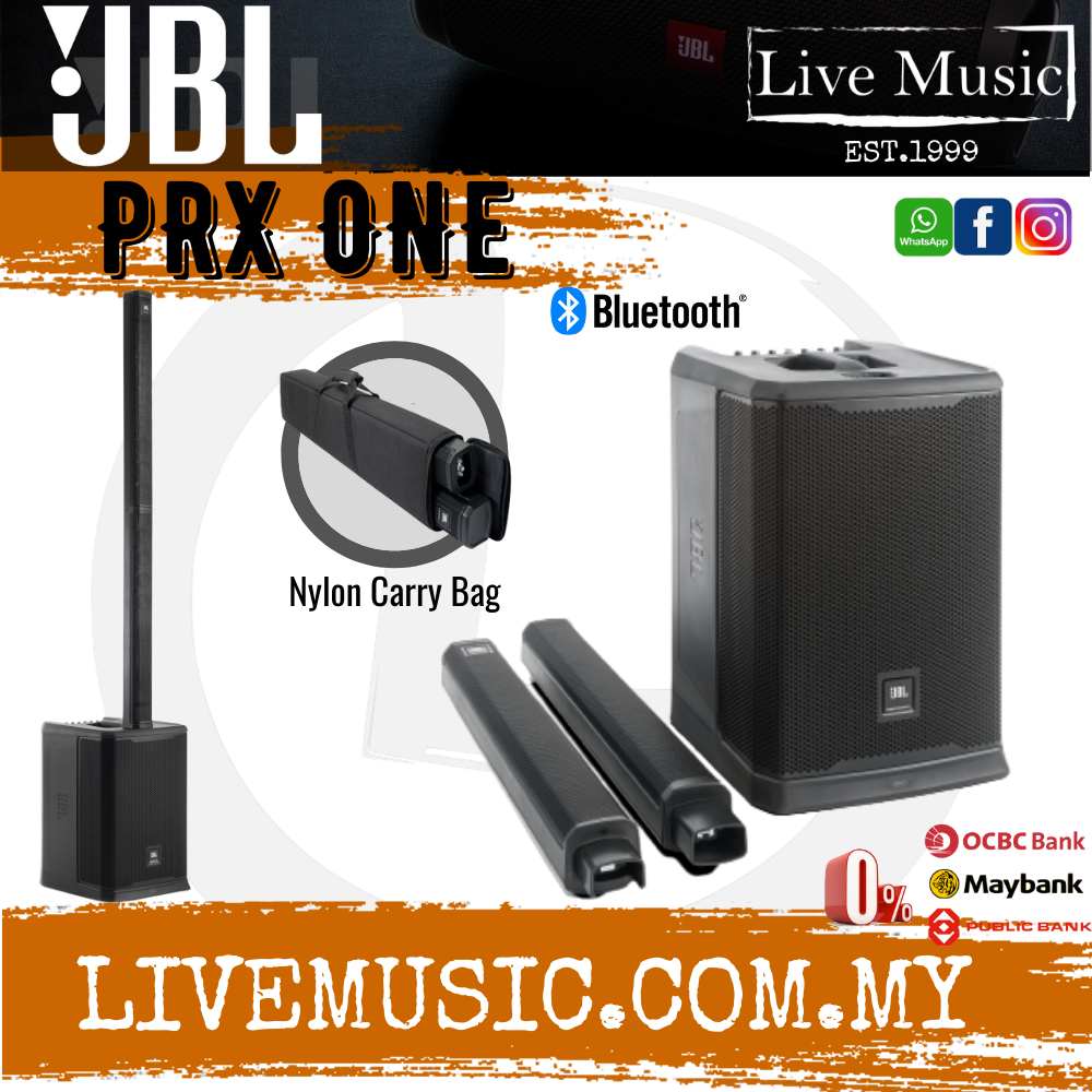 JBL PRX ONE All In One Powered Column PA With Mixer and DSP