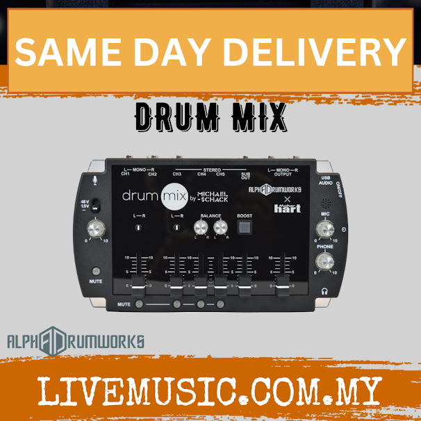 ALPHA DRUMWORKS DRUM MIX MIXER/EXTERNAL INTERFACE FOR
