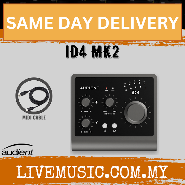 Audient iD4 MK2 High Performance USB Audio Interface (iD-4