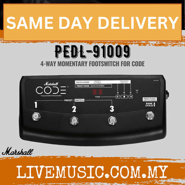 Marshall　CODE専用フットスイッチ　PEDL-91009　美品 Amazon | マーシャル MARSHALL PEDL-91009 CODE専用
